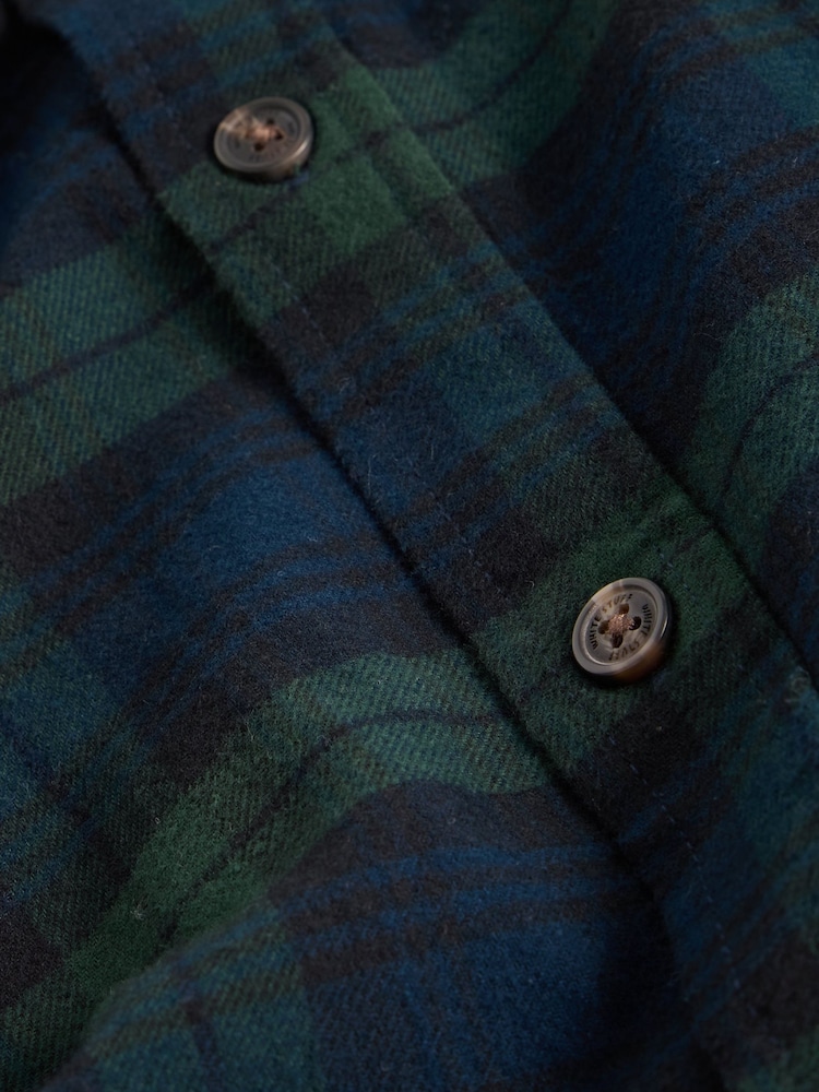 White Stuff Blue Blackwatch Check Shirt - Image 6 of 6