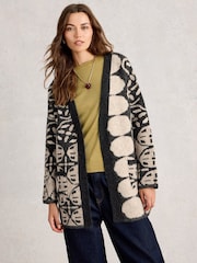 White Stuff Natural Jewel Longline Cardigan - Image 2 of 6