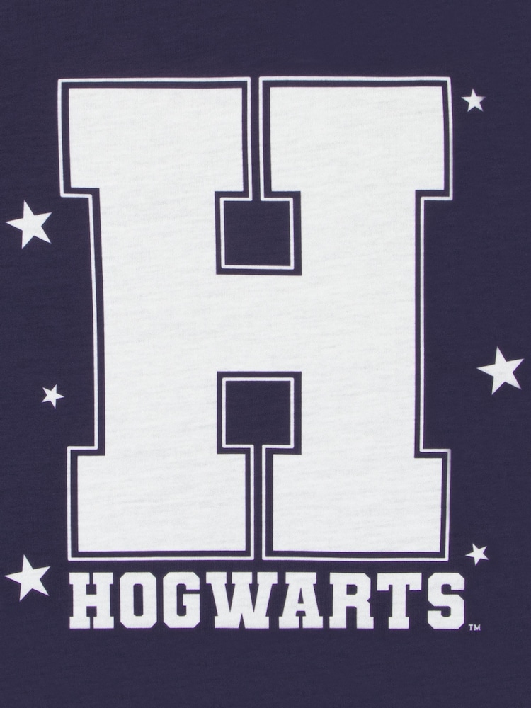 Character Blue Harry Potter Hogwarts Long Sleeve Pyjamas - Image 6 of 6