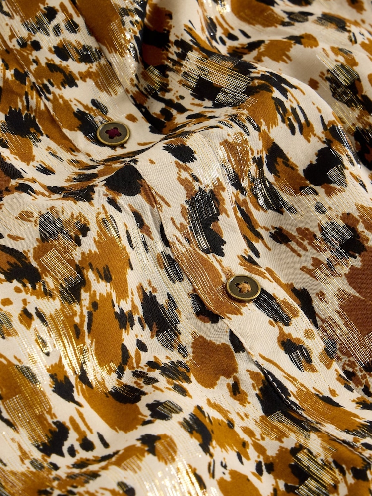 White Stuff Yellow Ari Metallic Top - Image 6 of 6 White Stuff Yellow Ari Metallic Top - Image 6 of 6