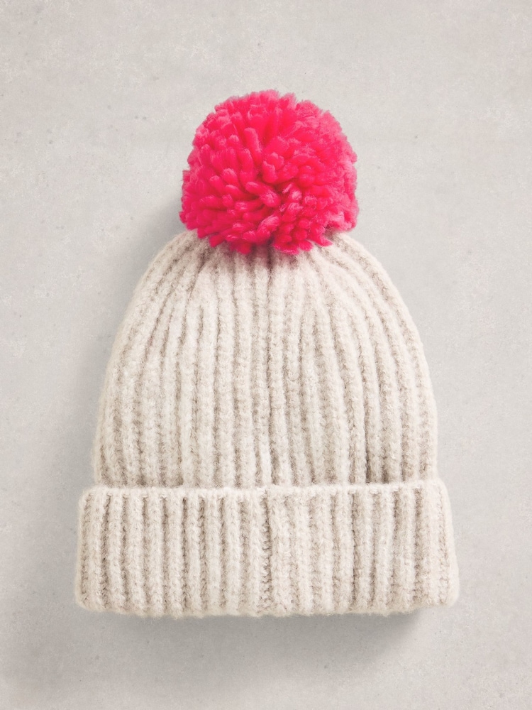White Stuff Pink Pom in a Box Hats - Image 5 of 5