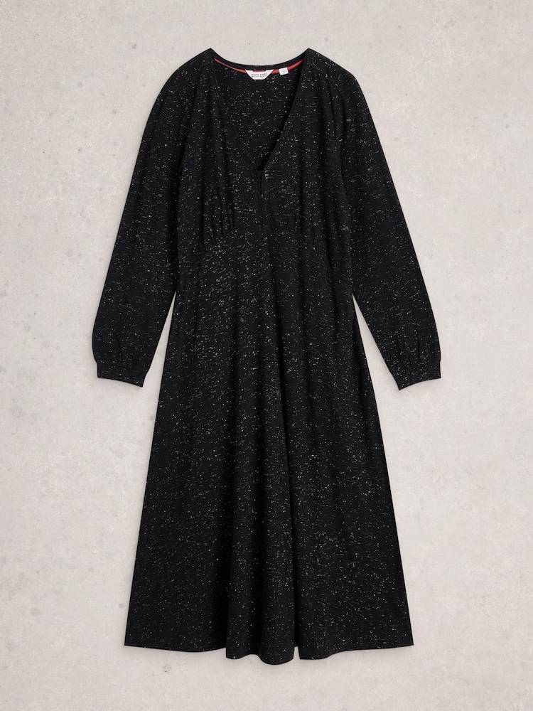 Buy White Stuff Charcoal Black Megan Jersey Dress from the Next UK