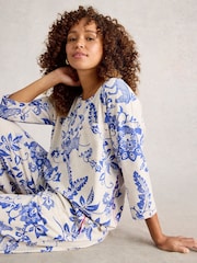 White Stuff Natural Mia Printed Boxy T-Shirt - Image 4 of 6