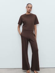 Mango Brown Trousers Pico - Image 1 of 7
