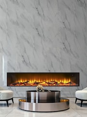 Acantha Black Aspire 150 Fully Inset Media Wall Electric Fire - Image 1 of 4