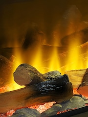 Acantha Black Aspire 150 Fully Inset Media Wall Electric Fire - Image 2 of 4