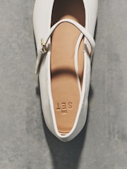 Knochen - The Set Premium Leder-Wildleder Maryjane-Schuhe - Bild 2 von 5