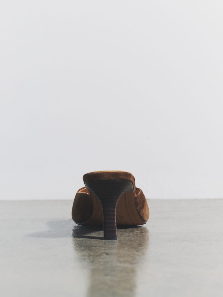 The Set Premium Veloursleder Slipper Sandalen - Bild 2 von 7