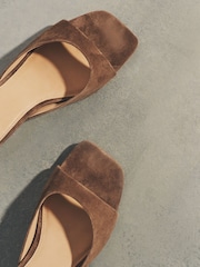 The Set Premium Veloursleder Slipper Sandalen - Bild 7 von 7