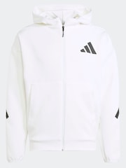 تشكيلة Z.N.E من adidas سترة رياضية بهودي وسحاب كامل - صورة 8 من 8