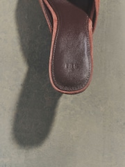 The Set Premium Suede Mule Sandals Pink - Image 4 of 7