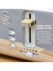 Swan Fuchsia Rose Nordic 4 Slice Toaster - Image 3 of 8