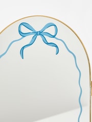 Oliver Bonas Gold Bow Triple Arch Dressing Table Mirror - Image 4 of 6