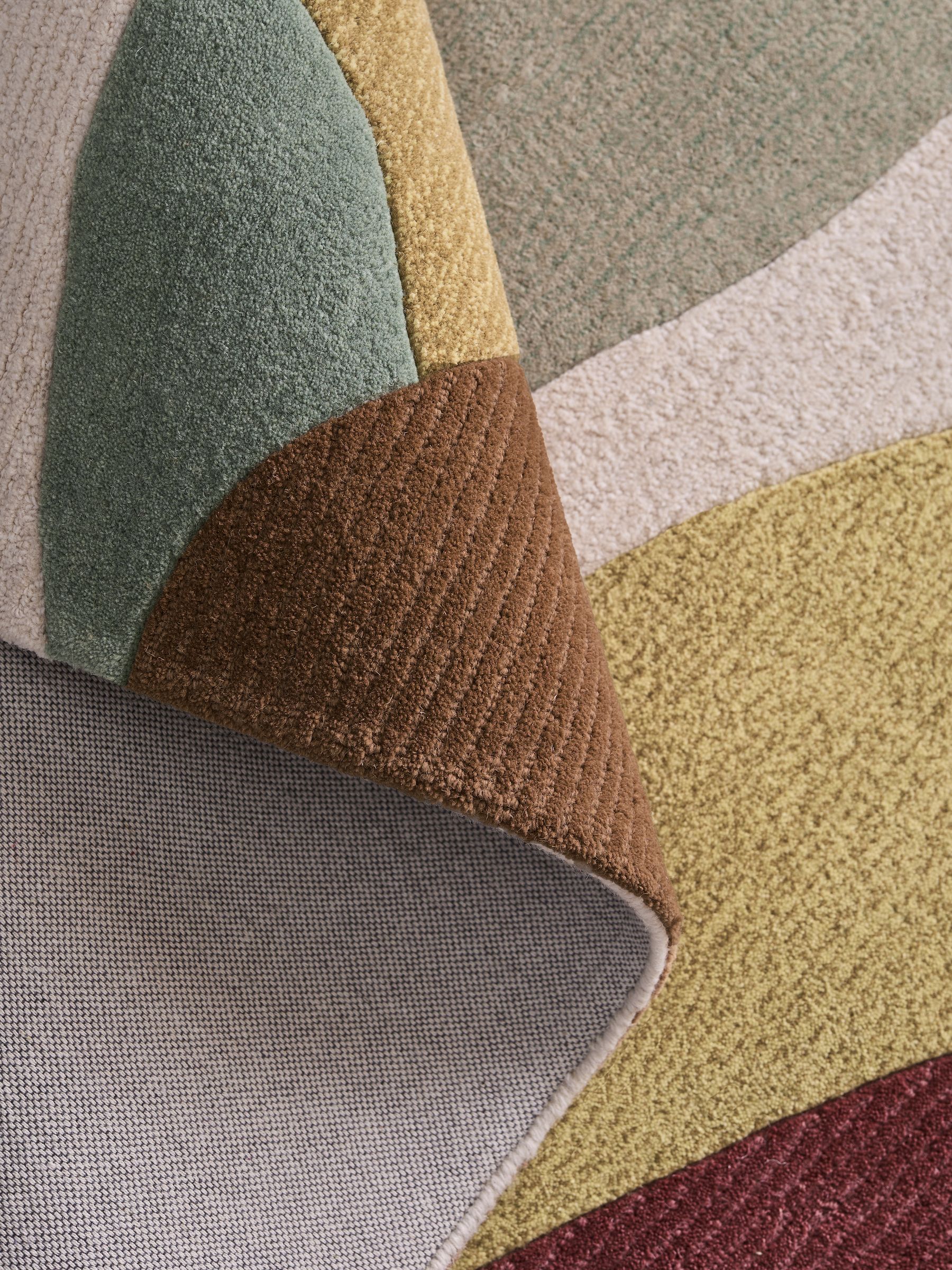Next Rugs Breh Buy Multi Abstract Leaf Wool Rug from the Next UK online shop