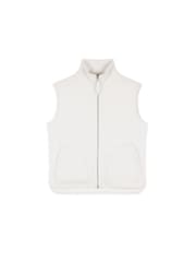 Chelsea Peers Natural Borg Fleece Reversible Gilet - Image 2 of 3