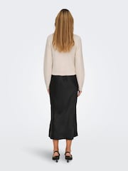 JDY Cream Loose Long Sleeve Stripe Shirt - Image 4 of 6