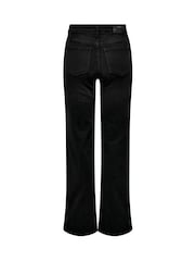Only Black High Waist Wide Leg Stretch Jeans - Image 6 of 6