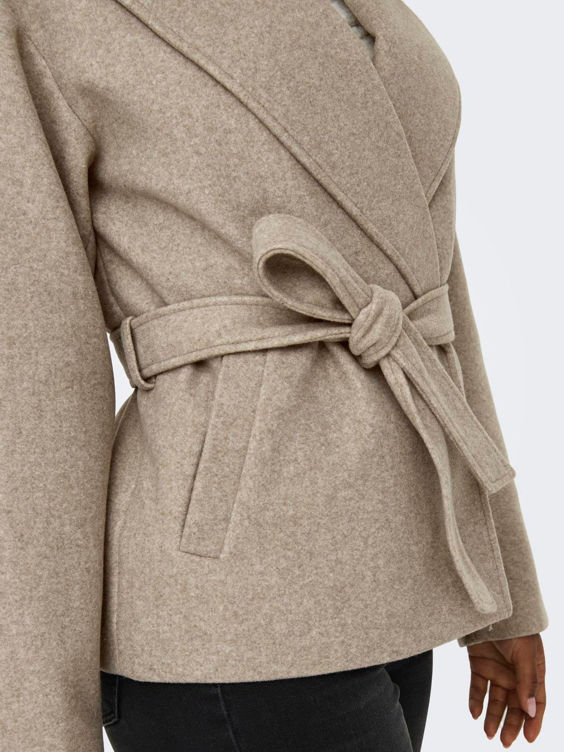 Buy Only Natural Short Tie Wrap Coat from Next South Africa