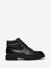 Oliver Sweeney Calf Leather Hiker Black Boots - Image 1 of 5