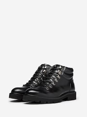 Oliver Sweeney Calf Leather Hiker Black Boots - Image 3 of 5