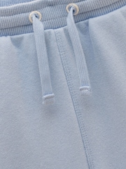 Joules Kids' Blue Crew Neck Sweatshirt And Shorts Set - Image 7 of 9