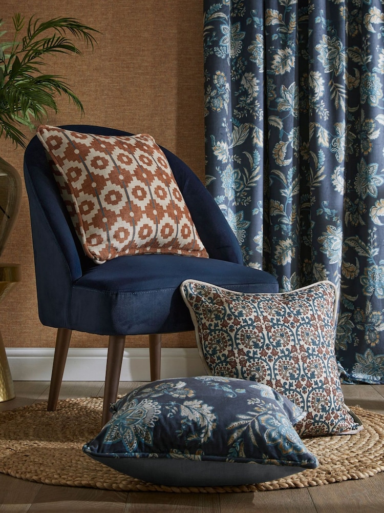 Esselle Natural Kashmir Jacobean Cushion - Image 1 of 5