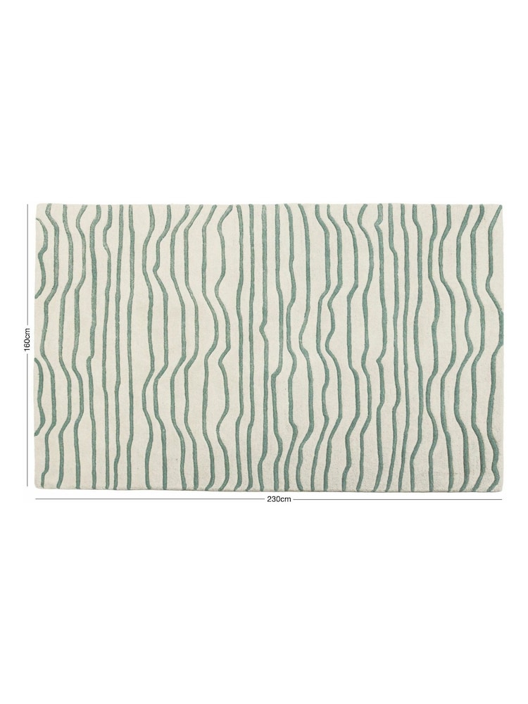 Esselle Green Aura Dune Rug - Image 4 of 4 Esselle Green Aura Dune Rug - Image 4 of 4
