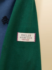 Joules Boys' Rugby Club Colourblock Long Sleeve Rugby Shirt - Image 4 of 5