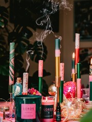 Lords Fragrance House X Colour Emporium Tapered Trebarwith Dinner Candles Set of 4 - Image 4 of 6