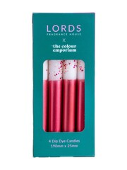 Lords Fragrance House X Colour Emporium Tapered Trebarwith Dinner Candles Set of 4 - Image 6 of 6