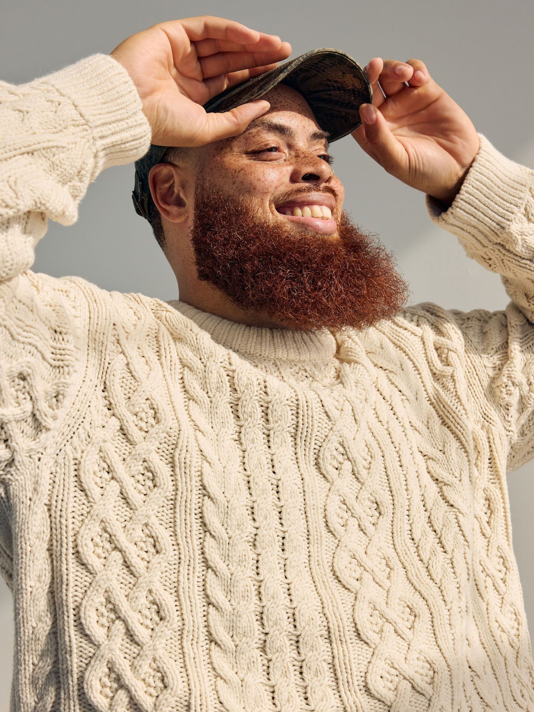♦︎ Ameri COMPACT BIG CABLE KNIT TOP♦︎ Ameri（アメリ）の「UND 2WAY CABLE BIG BIG KNIT TOP（ニット