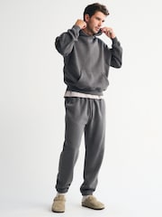 Abercrombie & Fitch Grey Essential Cinched Joggers - Image 1 of 8