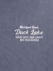 Abercrombie & Fitch Blue Embroidery Graphic Logo Crew Neck T-Shirt - Image 2 of 2