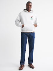Abercrombie & Fitch Grey Guinness Popover Hoodie - Image 1 of 8