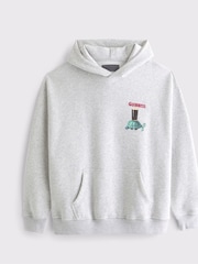 Abercrombie & Fitch Grey Guinness Popover Hoodie - Image 7 of 8