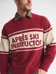 Abercrombie & Fitch Dark Green Christmas Novelty Graphic Crew Neck Sweatshirt - Image 6 of 7