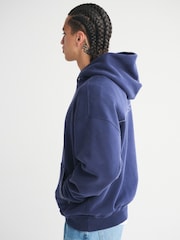 Abercrombie & Fitch Blue Essential Popover Hoodie - Image 5 of 7