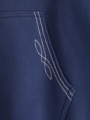 Abercrombie & Fitch Blue Essential Popover Hoodie - Image 7 of 7