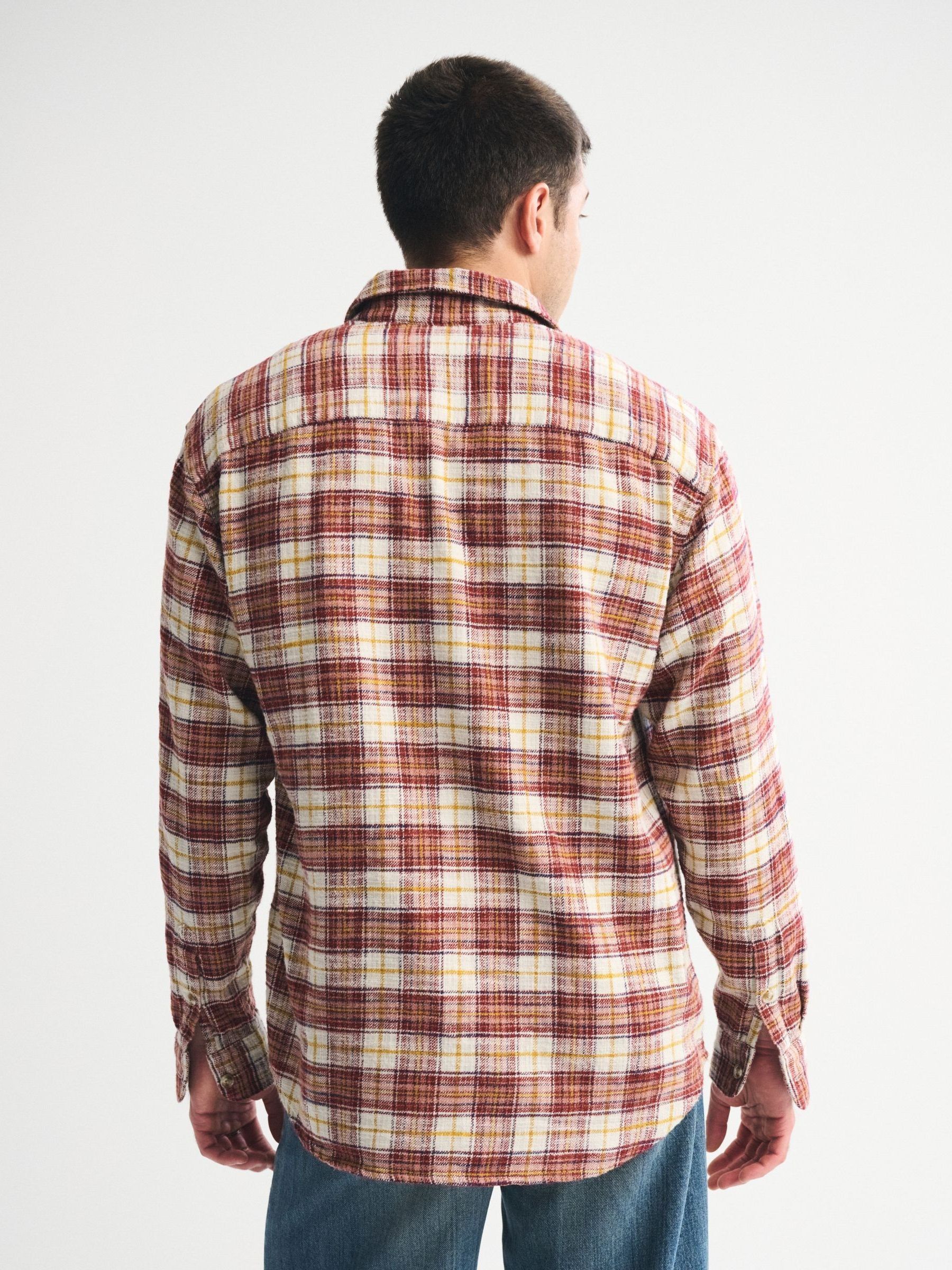 メンズ VujaDe ross check flannel