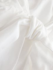 White Halter Scarf Mini Summer Dress - Image 7 of 7
