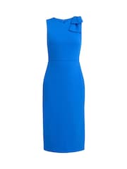 Gina Bacconi Blue Maddie One-Shoulder Ruffle Midi Dress - Image 5 of 5