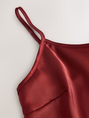 Rust Brown Sleeveless 2-in-1 Crochet Maxi Dress - Image 8 of 9