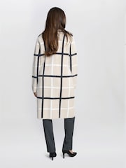 Gina Bacconi Winslet Checked Black Coat - Image 2 of 6