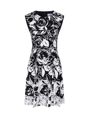 Gina Bacconi Jess Floral Black Dress - Imagem 6 de 6