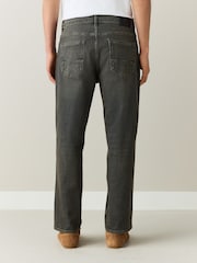 Grey Tint Relaxed Tapered Fit Authentic Stretch Denim Jeans - Image 3 of 6