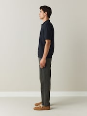 Grey Tint Relaxed Tapered Fit Authentic Stretch Denim Jeans - Image 4 of 6