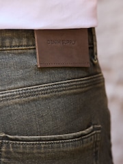 Grey Tint Relaxed Tapered Fit Classic Stretch Jeans - Image 8 of 13