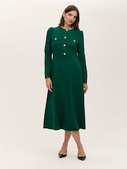 Finery Green Gilly Dress - Image 3 of 5
