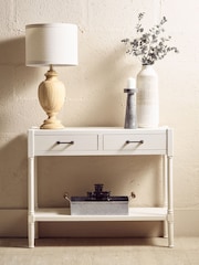Interiors by Premier White Heritage 2 Drawer Console Table - Image 1 of 6
