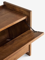 Dark Lloyd Mango Wood Storage Side Table - Image 10 of 11